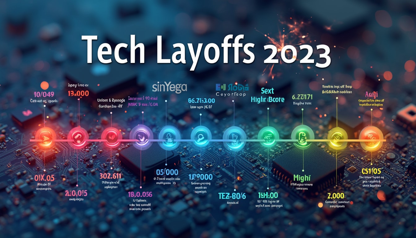 découvrez la chronologie complète des licenciements dans le secteur technologique en 2023. analysez les causes, les entreprises touchées et les impacts sur le marché de l'emploi dans ce domaine en pleine évolution.