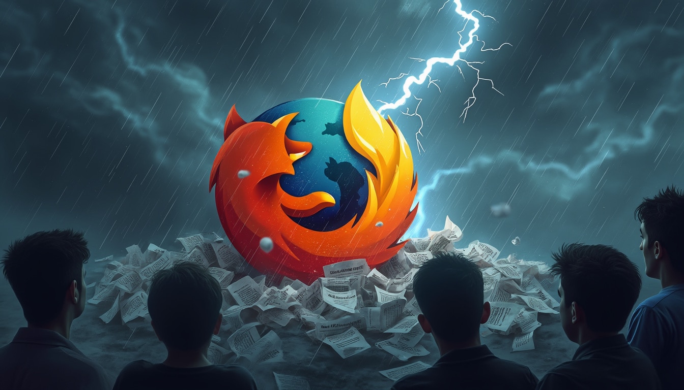 découvrez comment mozilla fait face à la controverse après la révision de son accord utilisateur pour firefox, suscitant des inquiétudes parmi ses utilisateurs et remettant en question la confiance envers le navigateur. plongez dans les détails de cette tourmente et ses implications sur la communauté des utilisateurs.