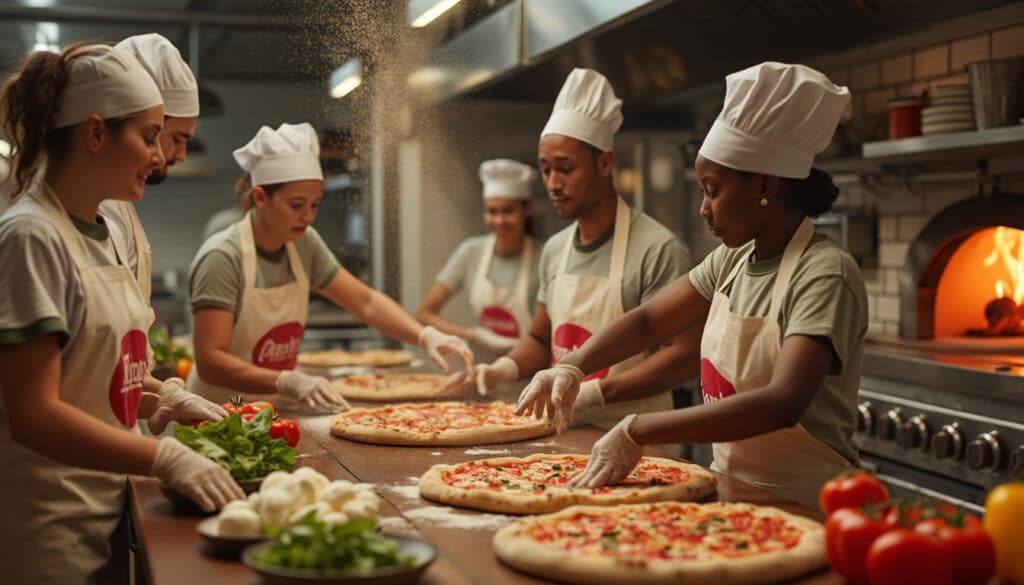 découvrez la nouvelle campagne publicitaire de papa john's qui met à l'honneur les artisans de la pizza. apprenez-en davantage sur leur savoir-faire et leur passion pour vous offrir des pizzas savoureuses, préparées avec des ingrédients de qualité.