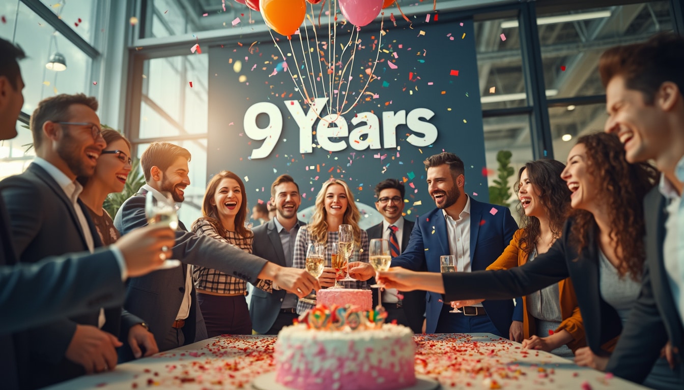 découvrez comment le marketing maven célèbre sa neuvième année d'activité avec des innovations marquantes et un engagement envers l'excellence. rejoignez-nous pour explorer les succès et les nouvelles perspectives qui façonnent l'avenir du marketing.